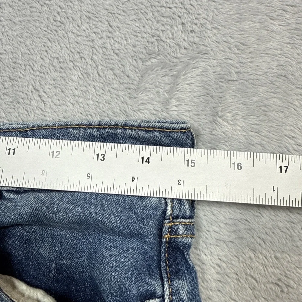 Levis 513 Jeans Mens‎ 30x30 (Fits 30X29) Blue Slim Straight Stretch Denim